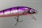 Preview: MINNOW B Wobbler, 10 cm, schwimmend, Farbe: GT (Grape Tiger), mit Rasselkammern von Bagley Bait
